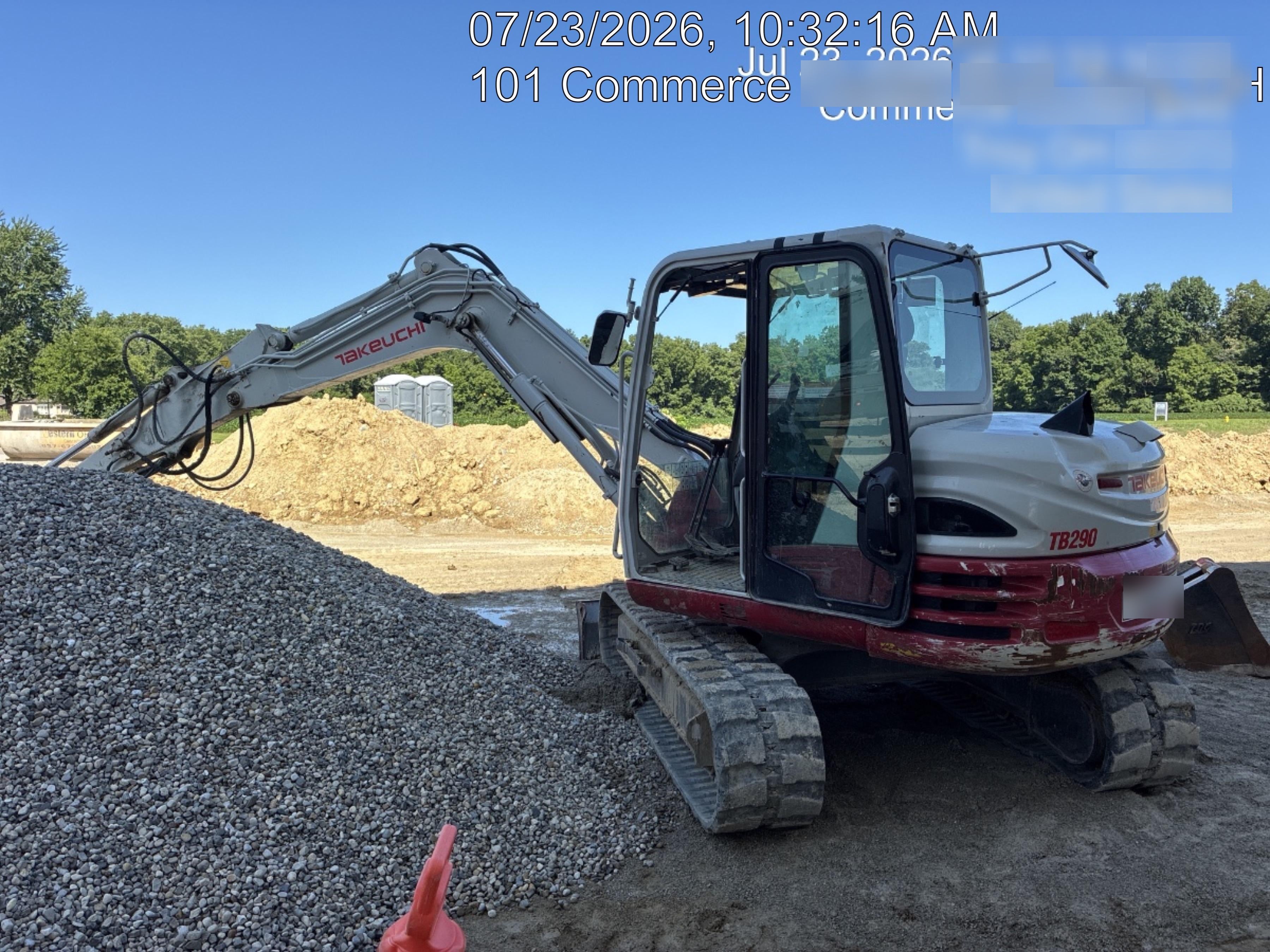2020 Takeuchi TB290C Cab/Heat/Air, Rubber Tracks, Manual TAG QC