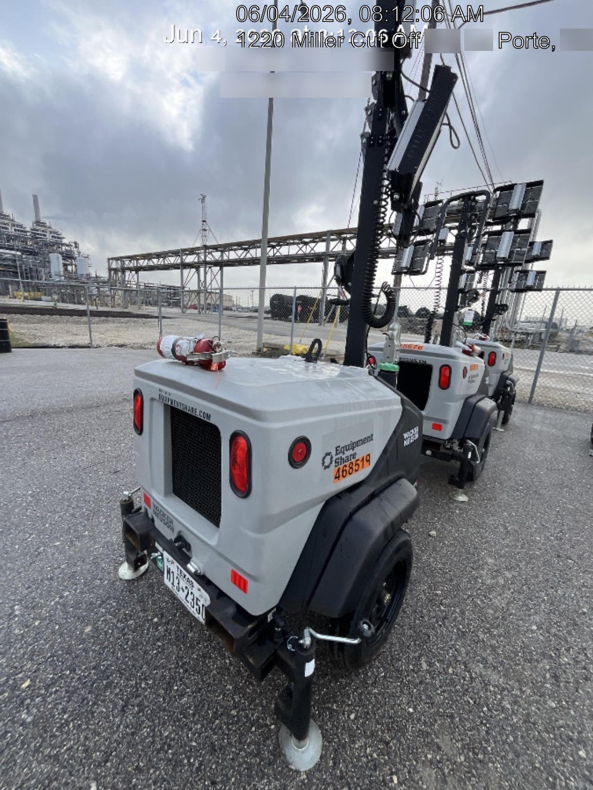 2024 Wacker Neuson LTT4 Diesel, Kohler KDW702, Deep Sea Controller, Auto Start, LED 320W, Bypass Outlet, T3