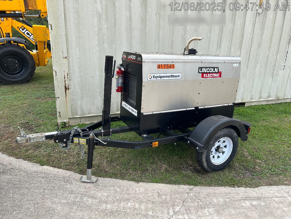 2024 Lincoln Electric LE400 Kubota V1505, Trlr, Cable Rack, Light Kit, ES Decals, T3