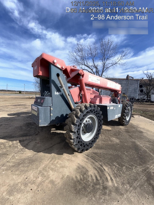 2018 Manitou MTA10055 Manitou MTA 10055 w/Open ROPS, Work Lights/Strobe, Aux Hyd, Solid Tires, Lift Hook, 66" Carriage, 60" Forks