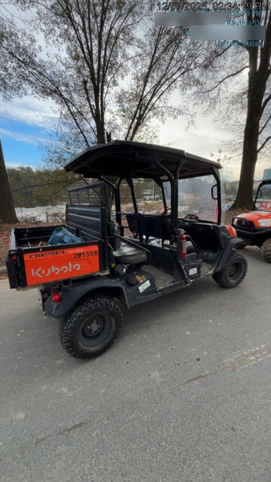 Kubota RTV-X1140W-H Plastic Canopy, Windshield Acrylic Clear, LED Strobe Light, Wire Harness Kit, Back up Alarm
