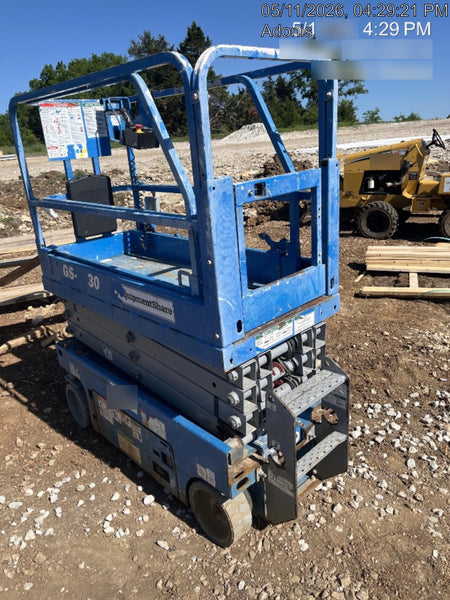 2020 Genie GS-1930 Solid Non Marking Tires, Beacon, Folding rails with half height swing gate