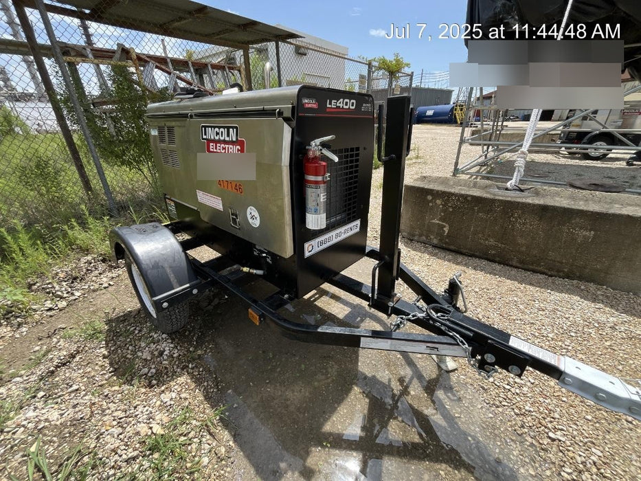2024 Lincoln Electric LE400 Kubota V1505, Trlr, Cable Rack, Light Kit, ES Decals, T3