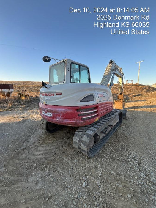 2019 Takeuchi TB290 Takeuchi TB290 Cab/Heat/AC w/Rubber Tracks, Auxiliary Hydraulics, Dozer Blade, Manual QC, 18/24/36" Buckets, Hydraulic Thumb Installed