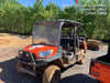 2021 Kubota RTV-X1140W-H Plastic Canopy, Windshield Acrylic Clear, LED Strobe Light, Wire Harness Kit, Back up Alarm