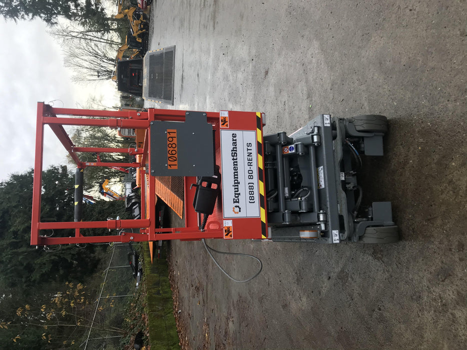 2020 Skyjack SJIII-3219 Solid NM Tires, Half height spring hinged entry gate, Dual Beacons, 800W Inverter