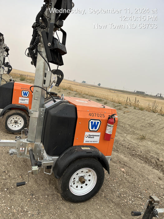 2024 Wanco WLTT-4MM4K Diesel, Deep Sea Controller, Shore Power Plug, Auto Start, (4) 350W LED Floodlights, 4kW Generator, 60 Gal Fuel Tank, 2" Ball, T3