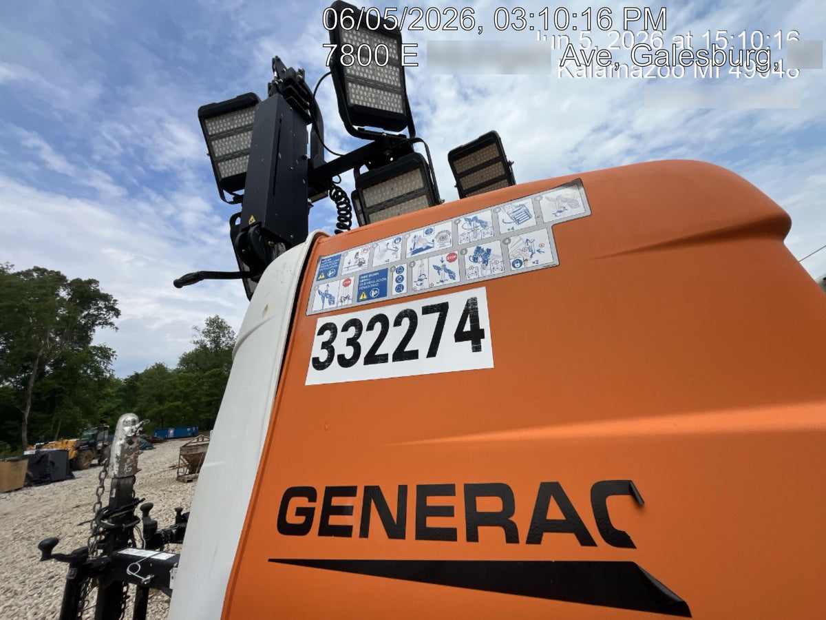 2023 Generac MLT2 Diesel, Flex Switch 120V Input, Powerzone Controller, (4) 320W LED Lights, 4kW Generator, 39.9 Gal Fuel Tank, 2" Ball, T3