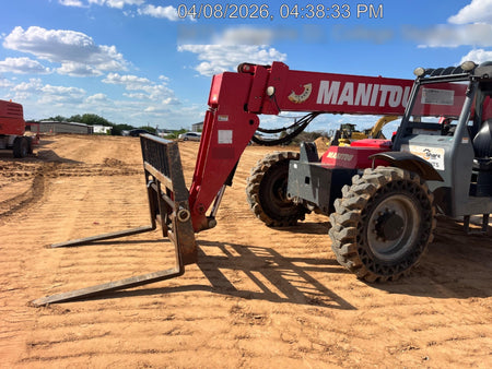 2018 Manitou MTA8044 MTA 8044 - 74 HP T4, Canopy, Worklights/Strobe, Beacon, 66" Carriage, 48" Forks, Solid Tires, Lift Hook, Aux Hydraulics