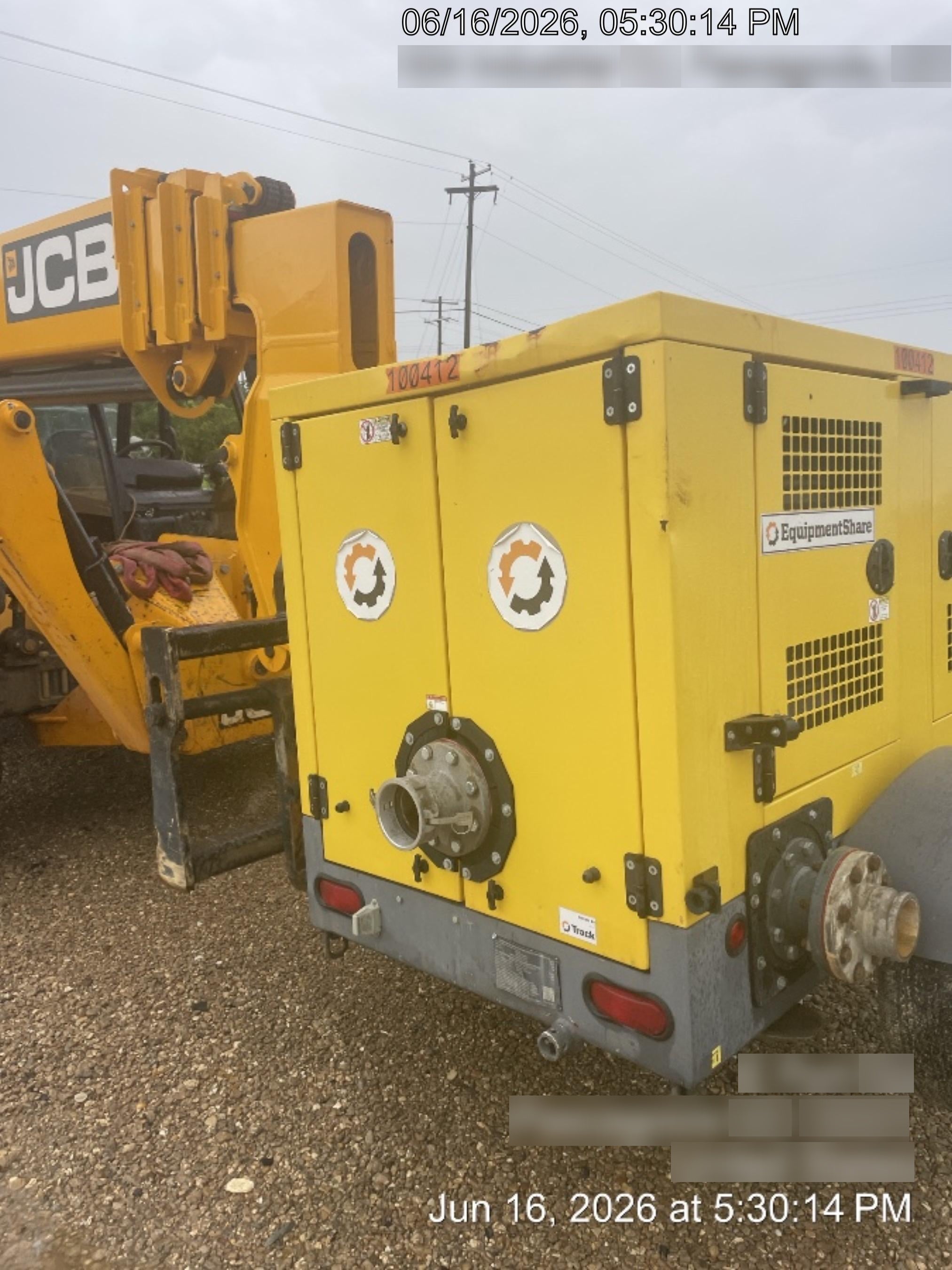 2020 ATLAS COPCO PAS 100 HF CS Enclosed