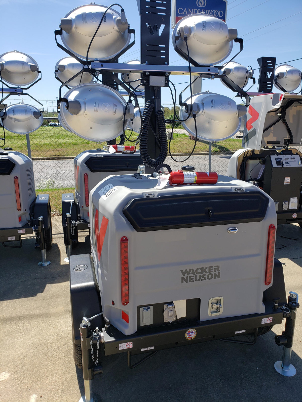 2019 Wacker Neuson LTV6L-MH Wacker Neuson LTV6L Mobile Light Tower w/Fuel Level Sensor Installed