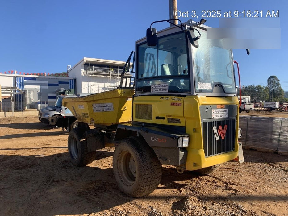 2024 WACKER NEUSON DV605 Cab Turf Tires