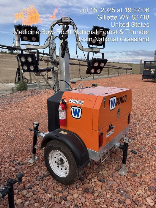 2024 Wanco WLTT-4MM4K Diesel, Deep Sea Controller, Shore Power Plug, Auto Start, (4) 350W LED Floodlights, 4kW Generator, 60 Gal Fuel Tank, 2" Ball, T3