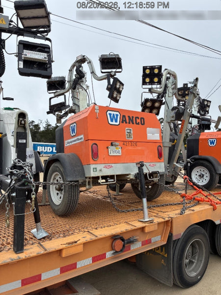 2024 Wanco WLTT-4MM4K Diesel, Deep Sea Controller, Shore Power Plug, Auto Start, (4) 350W LED Floodlights, 4kW Generator, 60 Gal Fuel Tank, 2" Ball, T3