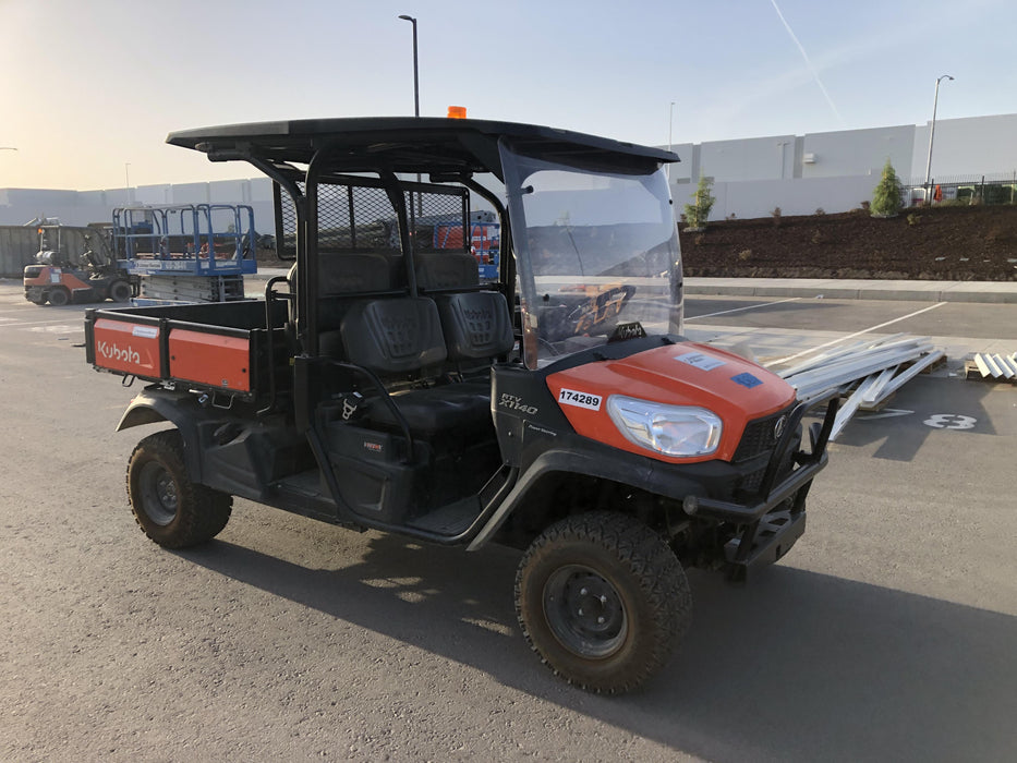 2021 Kubota RTV-X1140W-H Plastic Canopy, Windshield Acrylic Clear, LED Strobe Light, Wire Harness Kit, Back up Alarm