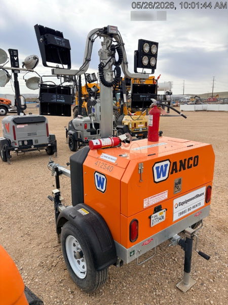 2024 Wanco WLTT-4MM4K Diesel, Deep Sea Controller, Shore Power Plug, Auto Start, (4) 350W LED Floodlights, 4kW Generator, 60 Gal Fuel Tank, 2" Ball, T3