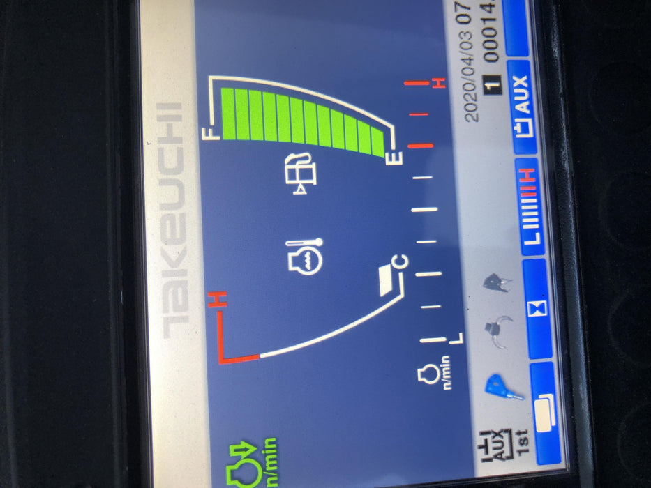 2020 TAKEUCHI TB250-2C