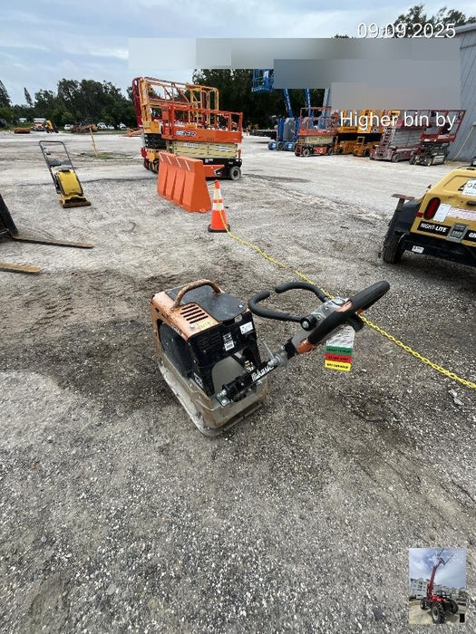 2023 Multiquip MVH158 Honda GX200, 17" Plate, Gas