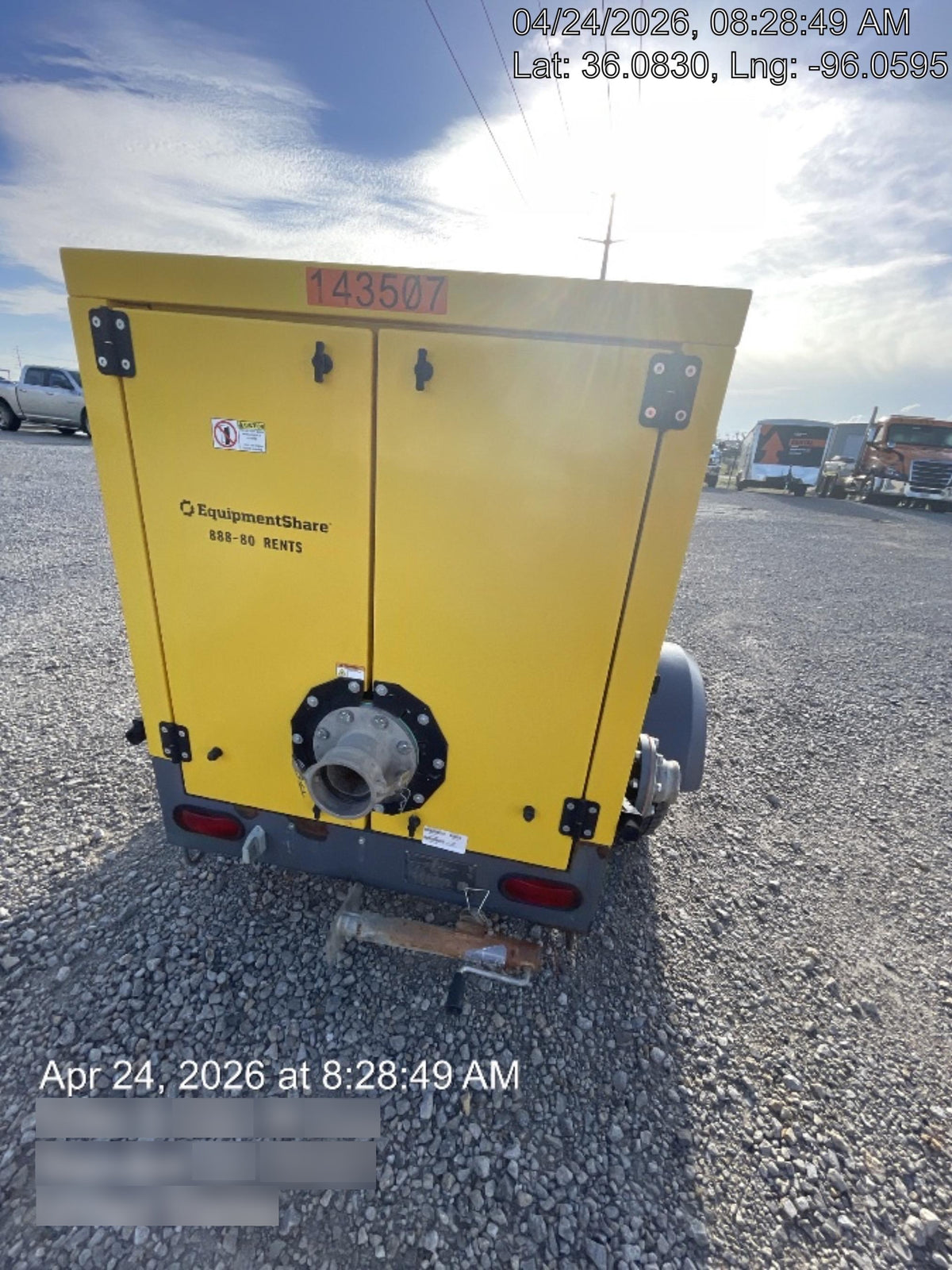2021 ATLAS COPCO PAS 100 HF CS Enclosed