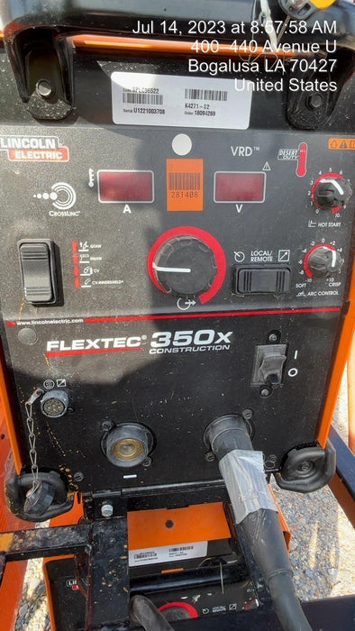 2022 LINCOLN ELECTRIC FLEXTEC 350X