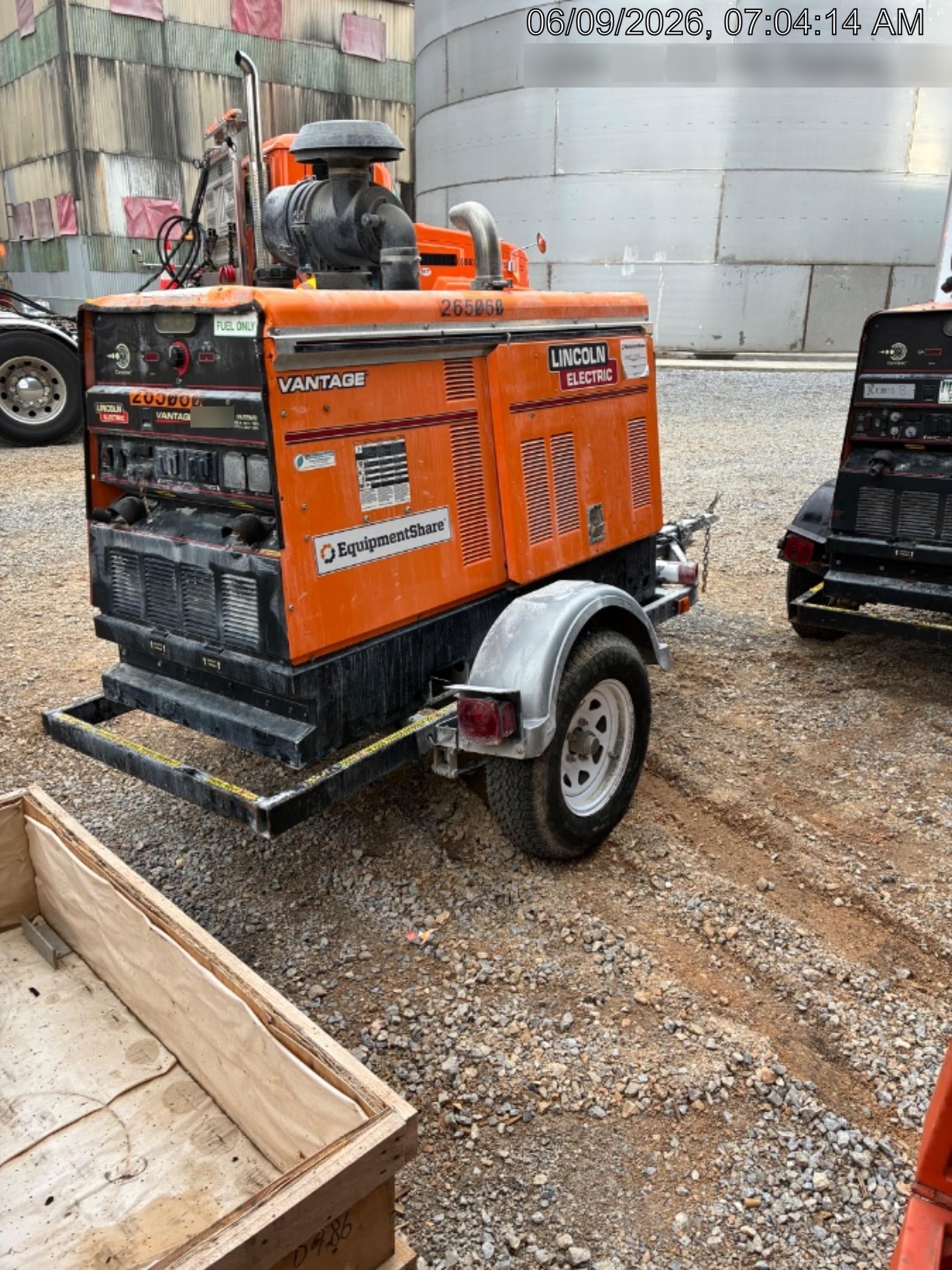 2022 Lincoln Electric Vantage 549X Crosslink Technology, Trailer Mounted, ES Decals, T3