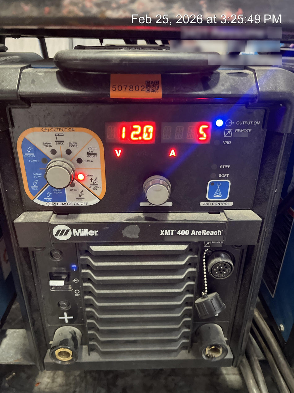 2025 MILLER ELECTRIC XMT 400