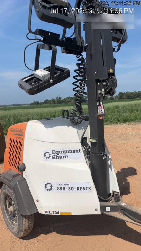 2024 Generac MLT2 Diesel, Flex Switch 120V Input, Powerzone Controller, 
(4) 320W LED Lights, 4kW Generator, 39.9 Gal Fuel Tank, 2" Ball, T3