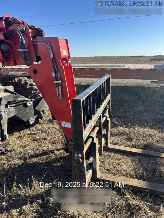2019 Manitou MTA10055 Cab/Heat/Air, 120 HP, Solid Tires, Work Lights, Lift Hook, Auxiliary Hydraulics 66" Carriage and 60" Forks