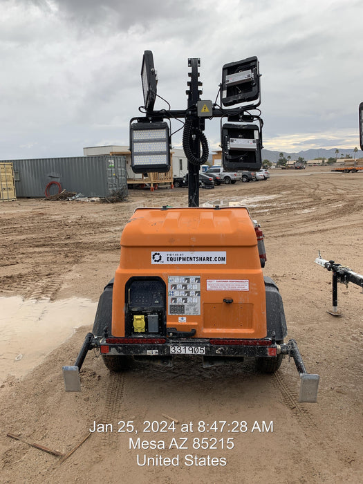 2023 Generac MLT2 Diesel, Flex Switch 120V Input, Powerzone Controller, (4) 320W LED Lights, 4kW Generator, 39.9 Gal Fuel Tank, 2" Ball, T3