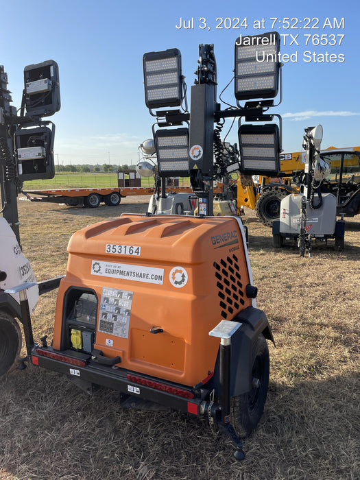 2023 Generac MLT2 Diesel, Flex Switch 120V Input, Powerzone Controller, (4) 320W LED Lights, 4kW Generator, 39.9 Gal Fuel Tank, 2" Ball, T3