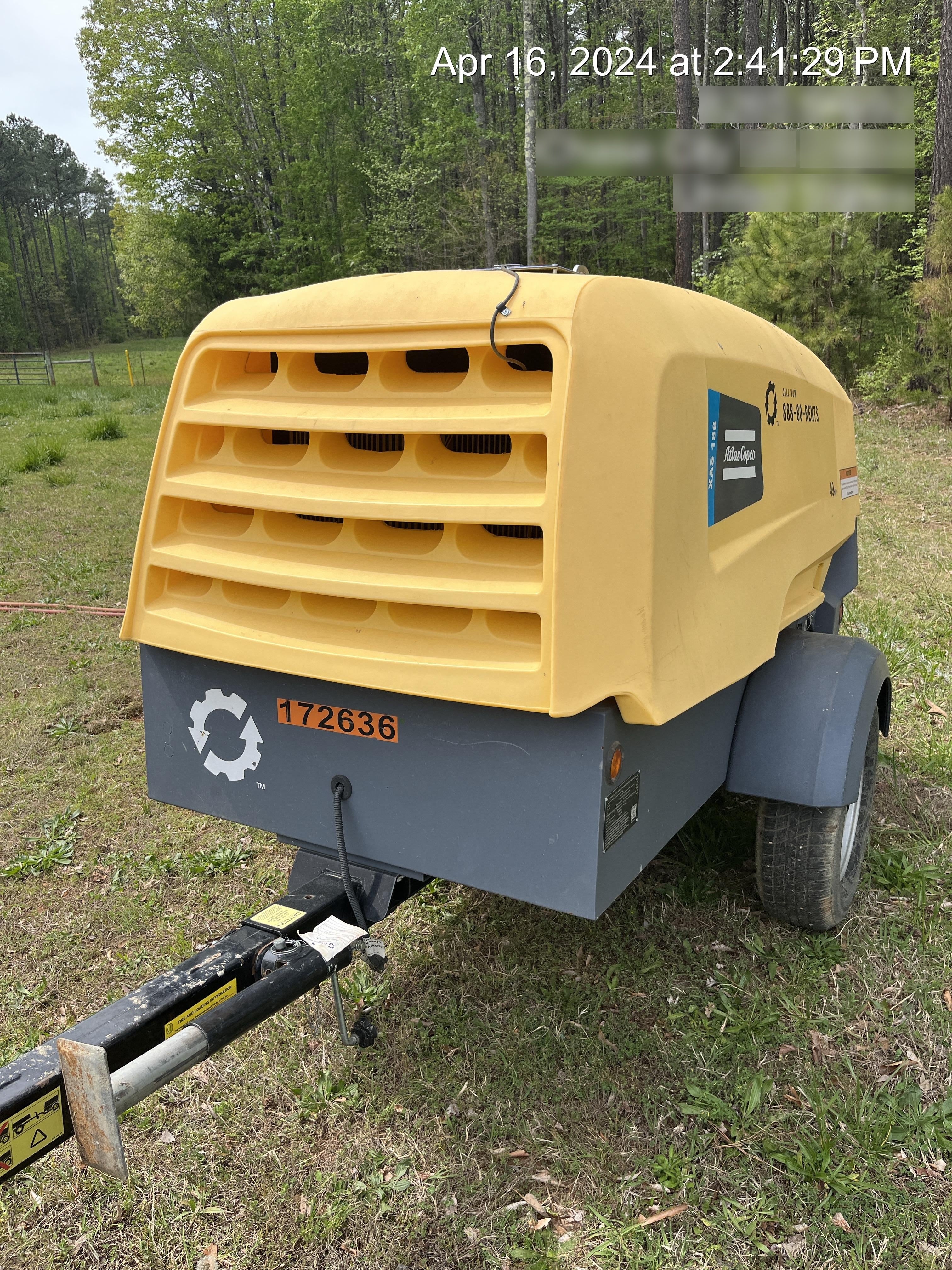 2021 ATLAS COPCO XAS188 CWK