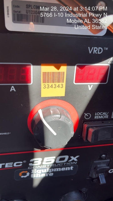 2023 LINCOLN ELECTRIC FLEXTEC 350X