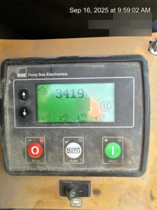 2021 Allmand NLV3GR (4) LED Light Fixture 350W, 23' Vertical Mast, 3kW Prime, Towable, Deep Sea L401, Leveling Jacks, Yanmar T4F 5.8hp