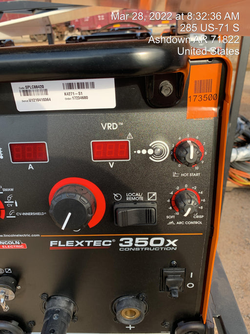 2021 LINCOLN ELECTRIC FLEXTEC 350X