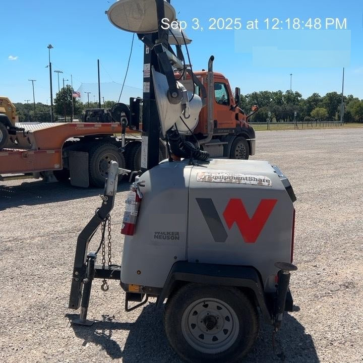 2018 Wacker Neuson LTV6L-MH Wacker Neuson LTV6L Mobile Light Tower w/Fuel Level Sensor Installed