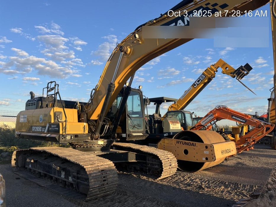 Sany SY265C SY265 Tier 4 - Cab, Hydraulic QC,  Buckets: 36" , 48"