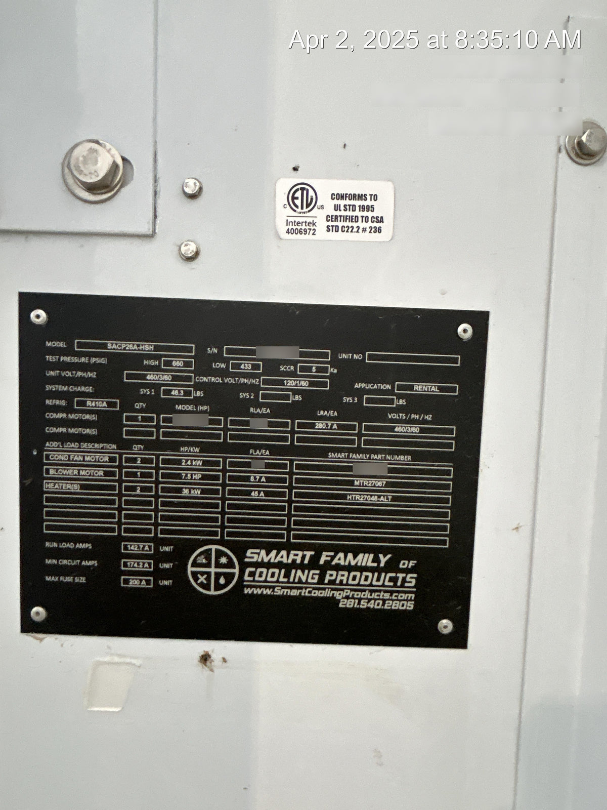 2024 SMARTECH SACP26A-HS