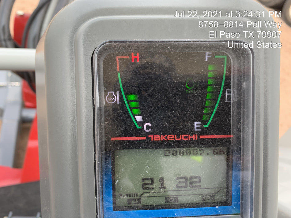 2021 TAKEUCHI TB250-2