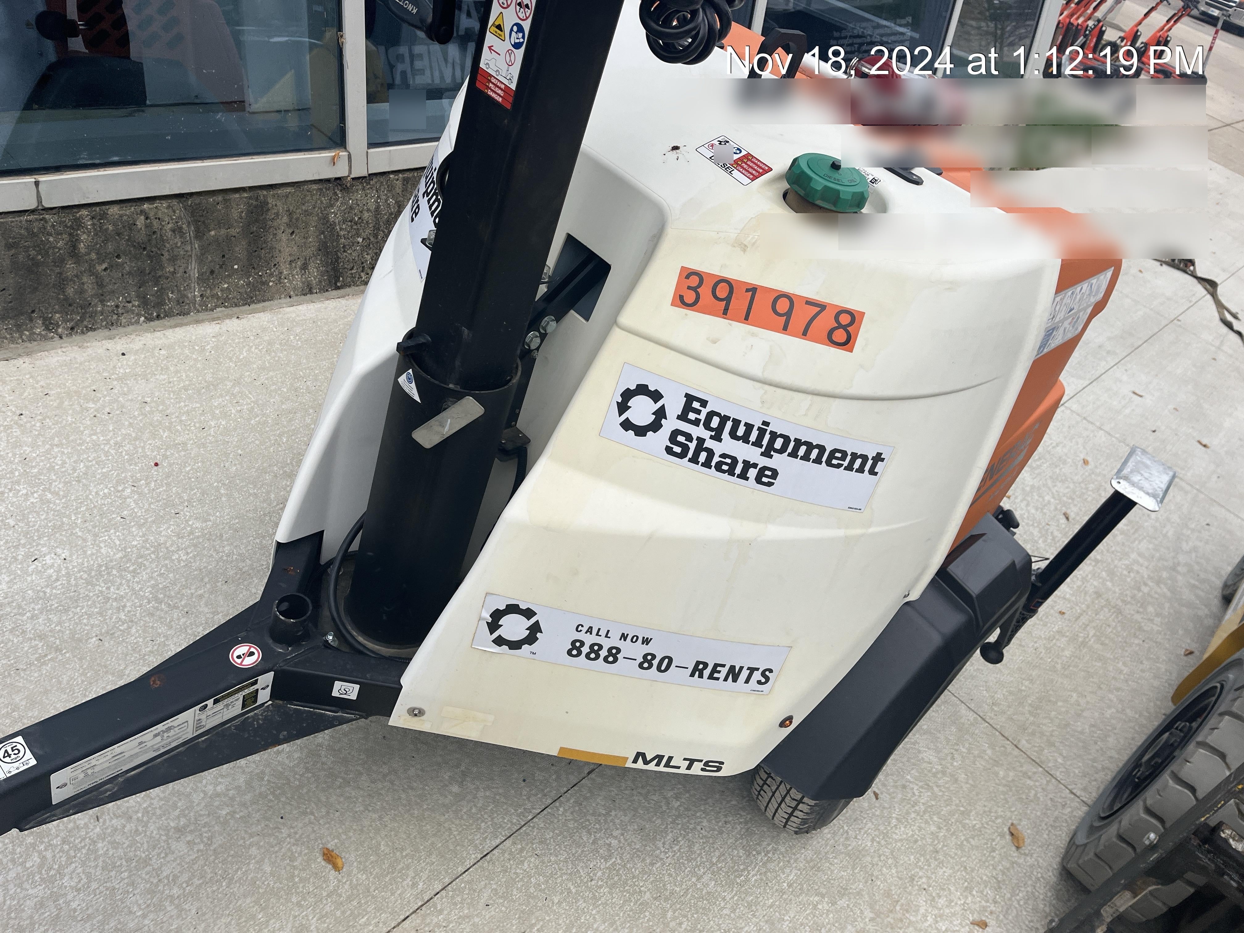 2024 Generac MLT2 Diesel, Flex Switch 120V Input, Powerzone Controller, 
(4) 320W LED Lights, 4kW Generator, 39.9 Gal Fuel Tank, 2" Ball, T3