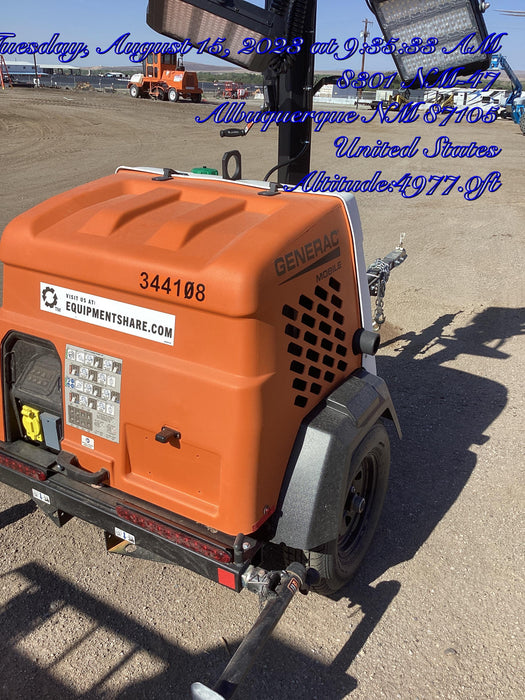 2023 Generac MLT2 Diesel, Flex Switch 120V Input, Powerzone Controller, (4) 320W LED Lights, 4kW Generator, 39.9 Gal Fuel Tank, 2" Ball, T3