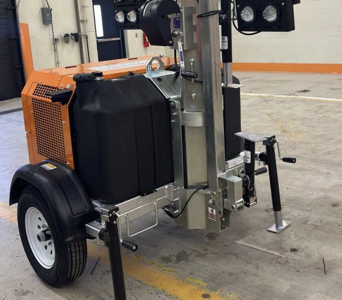 2024 Wanco WLTT-4MM4K Diesel, Deep Sea Controller, Shore Power Plug, Auto Start, (4) 350W LED Floodlights, 4kW Generator, 60 Gal Fuel Tank, 2" Ball, T3