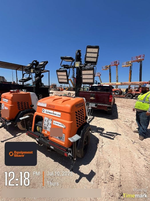 2023 Generac MLT2 Diesel, Flex Switch 120V Input, Powerzone Controller, (4) 320W LED Lights, 4kW Generator, 39.9 Gal Fuel Tank, 2" Ball, T3