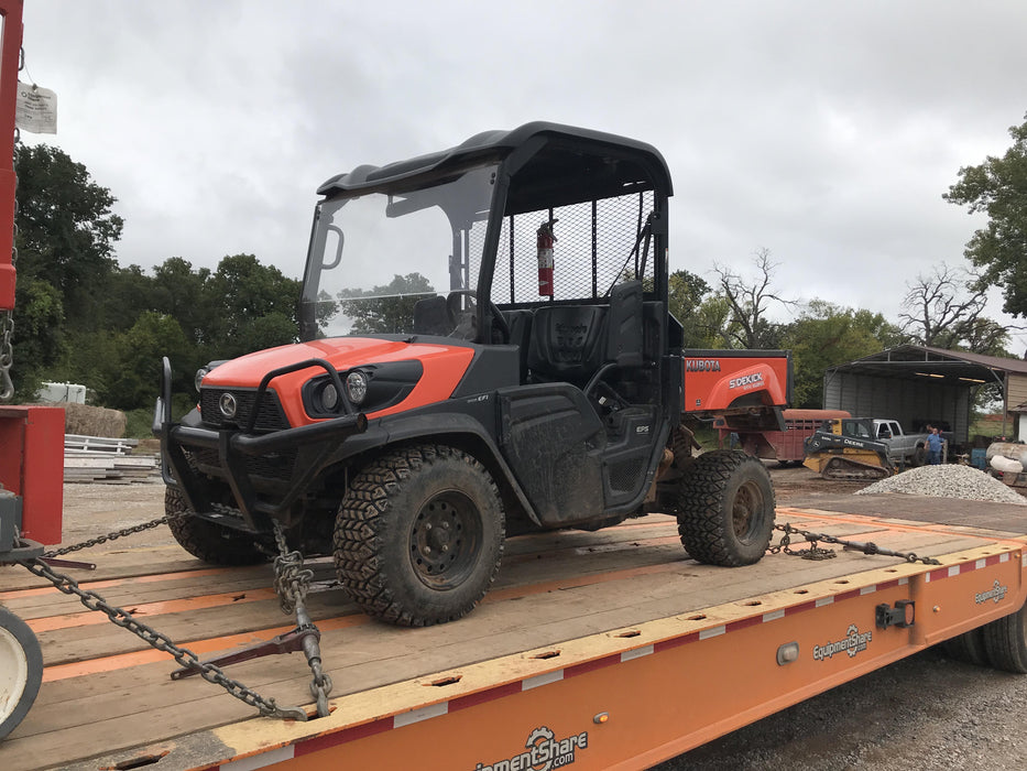 2019 Kubota RTV-XG850WL-H 4wd Utility Cart, Gas, 2 Seat, LED Strobe, Windshield Tempered Glass, Plastic Canopy, Wire Harness Kit, Backup Alarm