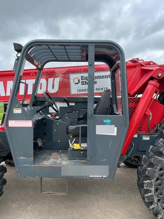 2018 Manitou MTA10055 Manitou MTA 10055 w/Cab/Heat/AC, Work Lights/Strobe, Aux Hyd, Solid Tires, Lift Hook, 66" Carriage, 60" Forks