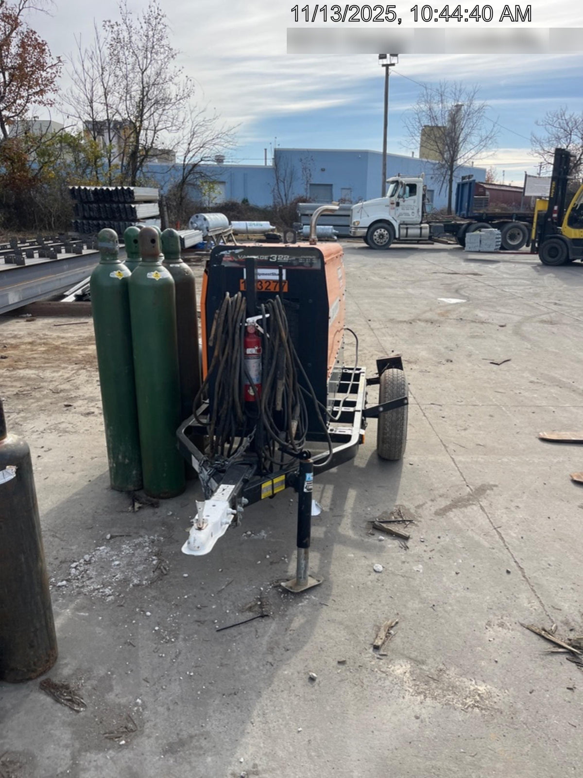 2021 Lincoln Electric Vantage 322 Vantage 322 Ready Pak 3 w/ Decals, ORANGE (includes trailer, cable rack, fender light kit) NO Telematics