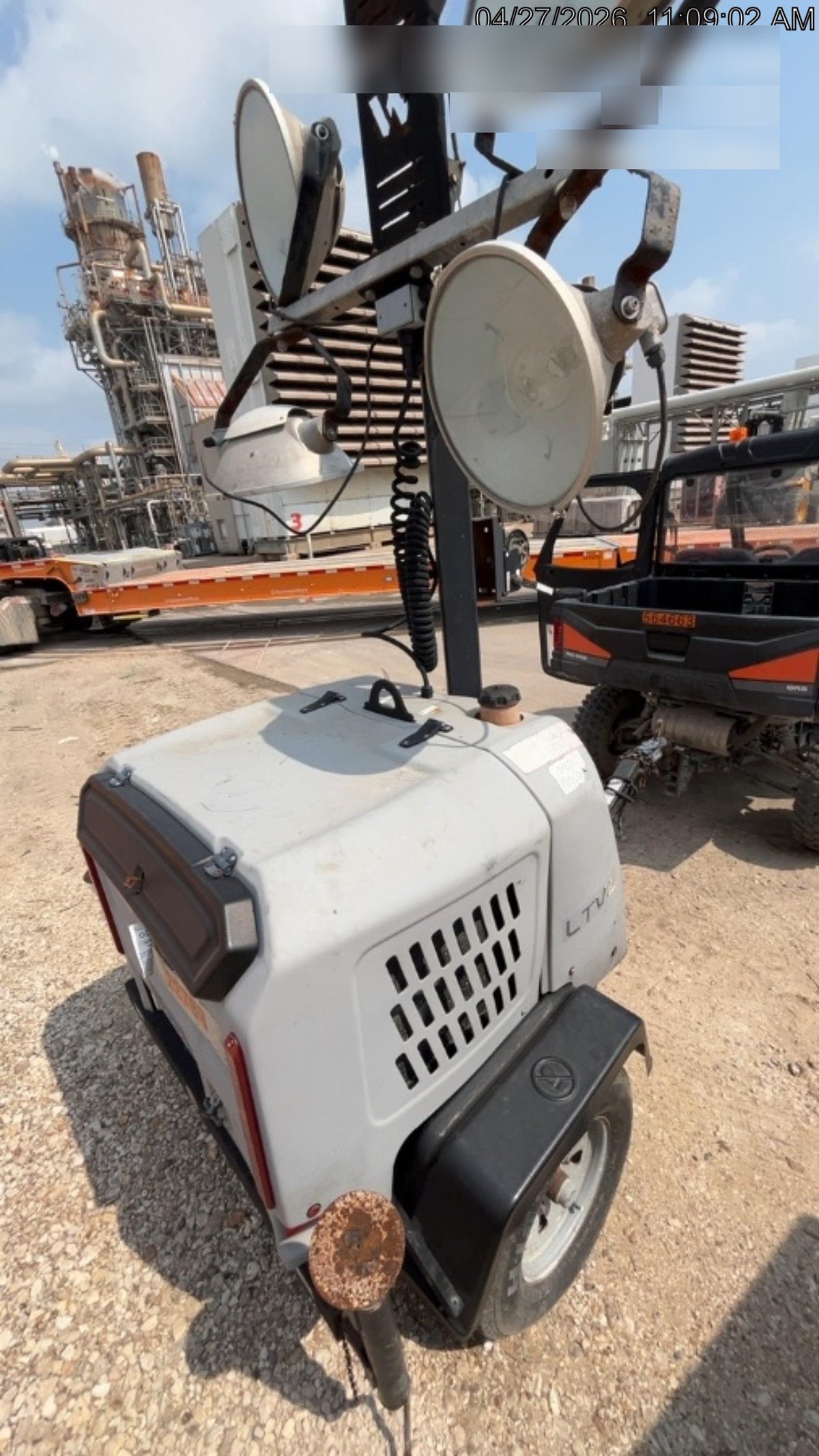 2019 Wacker Neuson LTV6L-MH Wacker Neuson LTV6L Mobile Light Tower w/Fuel Level Sensor Installed