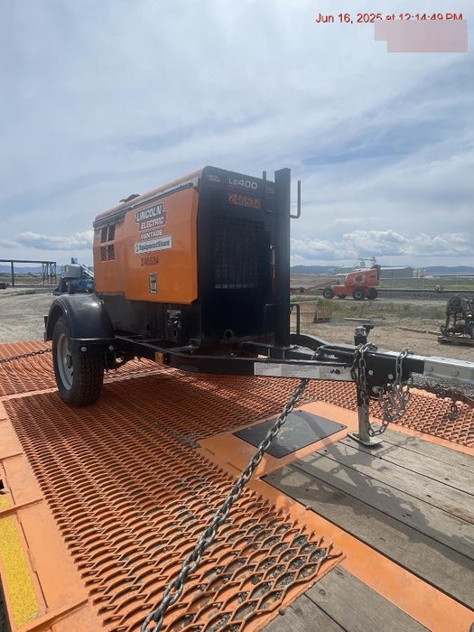 2022 Lincoln Electric LE400 Kubota V1505, Trlr, Cable Rack, Light Kit, ES Decals, T3