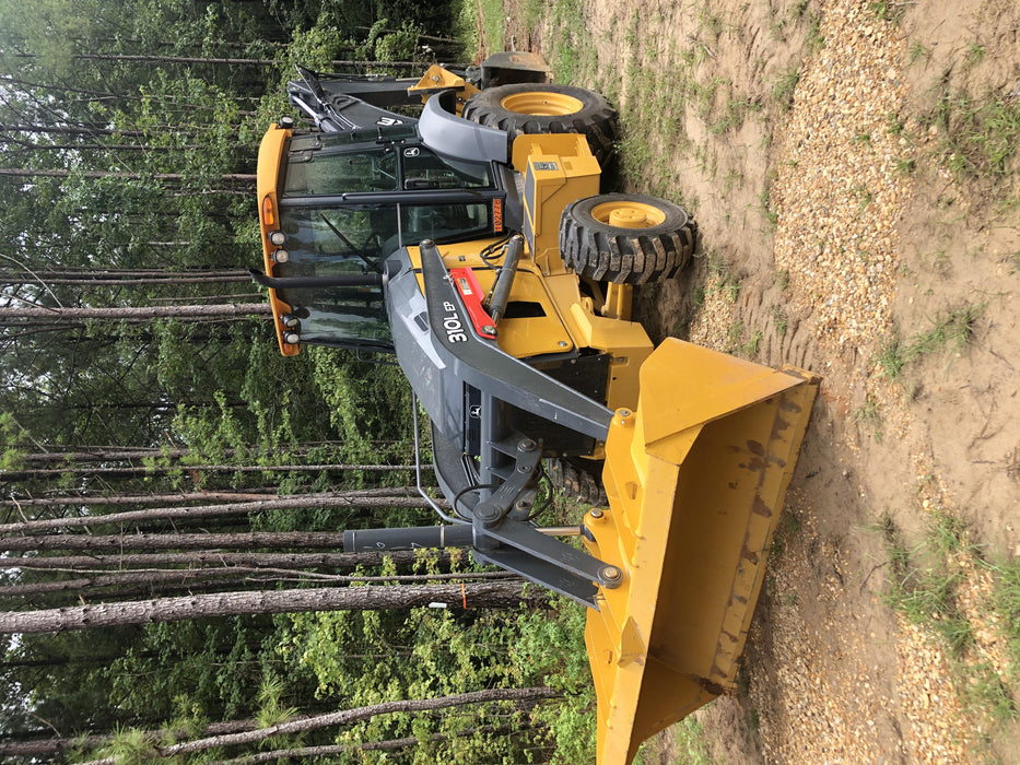 2020 John Deere 310LEP Cab/Heat/Air, 4WD, Standard Stick, Pilot Controls, 2 Way Hydraulics, TAG Manual QC