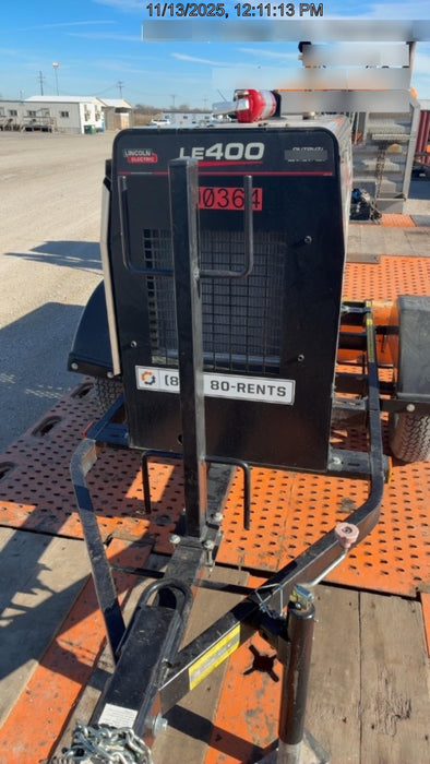 2024 Lincoln Electric LE400 Kubota V1505, Trlr, Cable Rack, Light Kit, ES Decals, T3