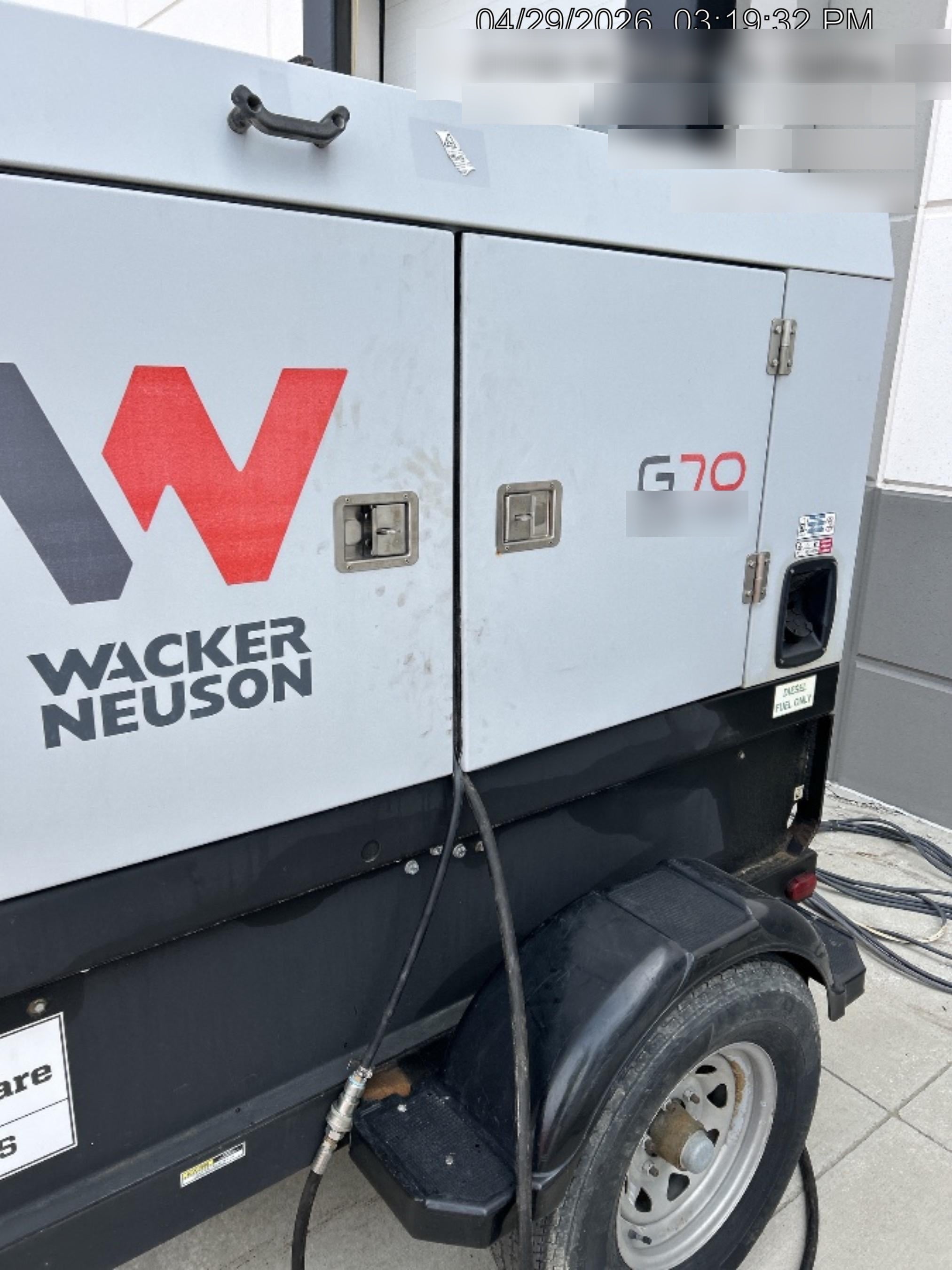 2019 WACKER NEUSON G70